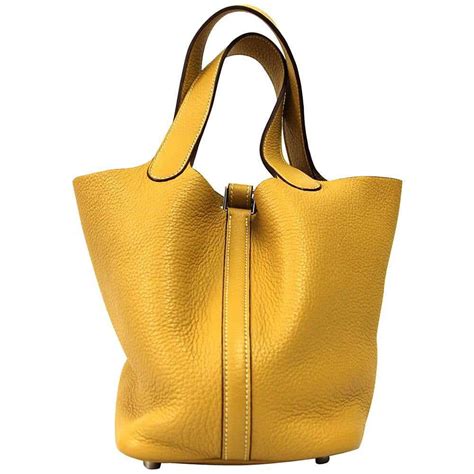 hermes picotin yellow|is hermes picotin worth it.